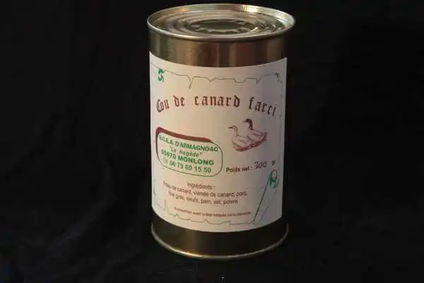 Cou de Canard Farci (300g) - Foie Gras d Armagnoac
