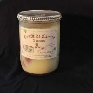 confit de canard élevés en plein air, deux cuisses